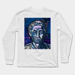 Anicius Manlius Severinus Boethius Portrait | Boethius Artwork 5 Long Sleeve T-Shirt